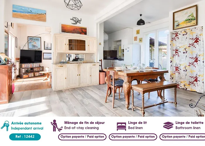 Face A L'ocean, Belle Maison Spacieuse Pour 6 펜션 프레파이유